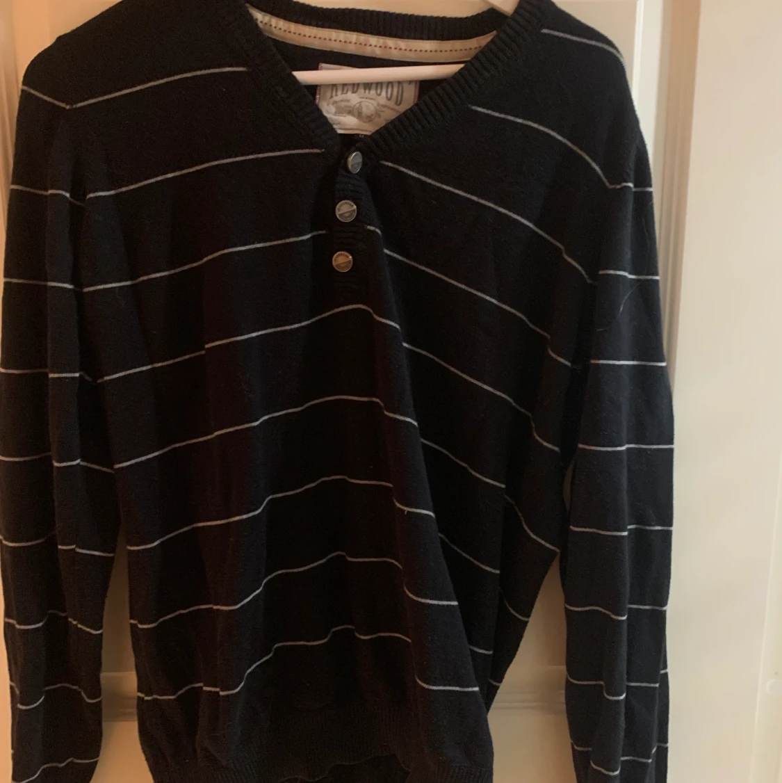 Snygg randig långärmad tröja!