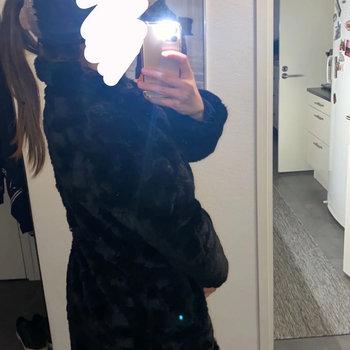 Vår/vinter jacka päls  - 91