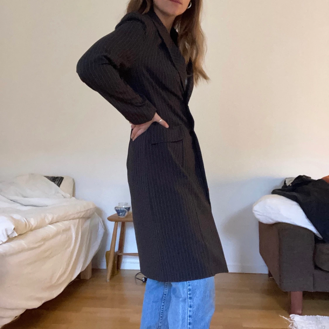 Kritstrecks kappa/kavaj - 90