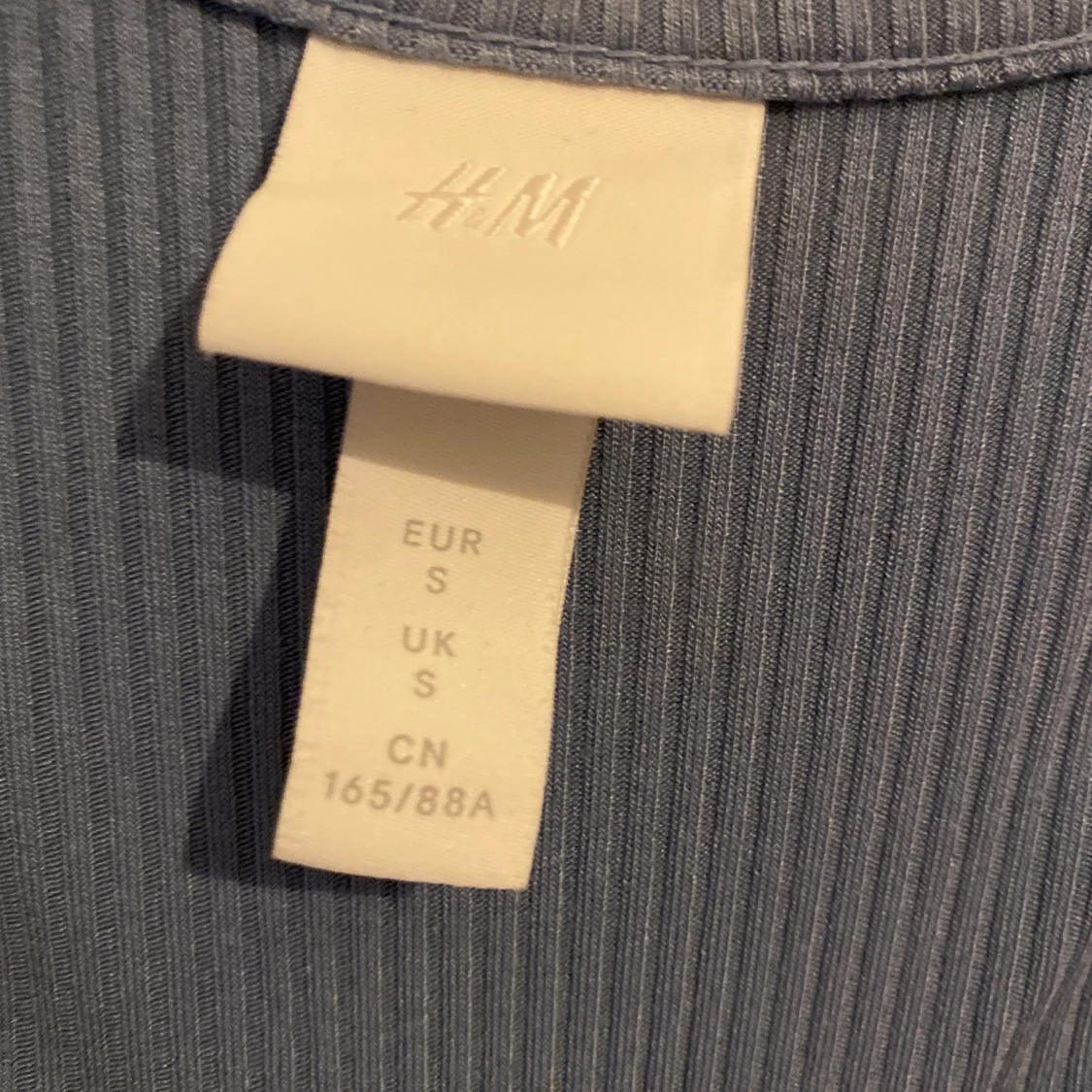 Blå långärmad topp hm - 90