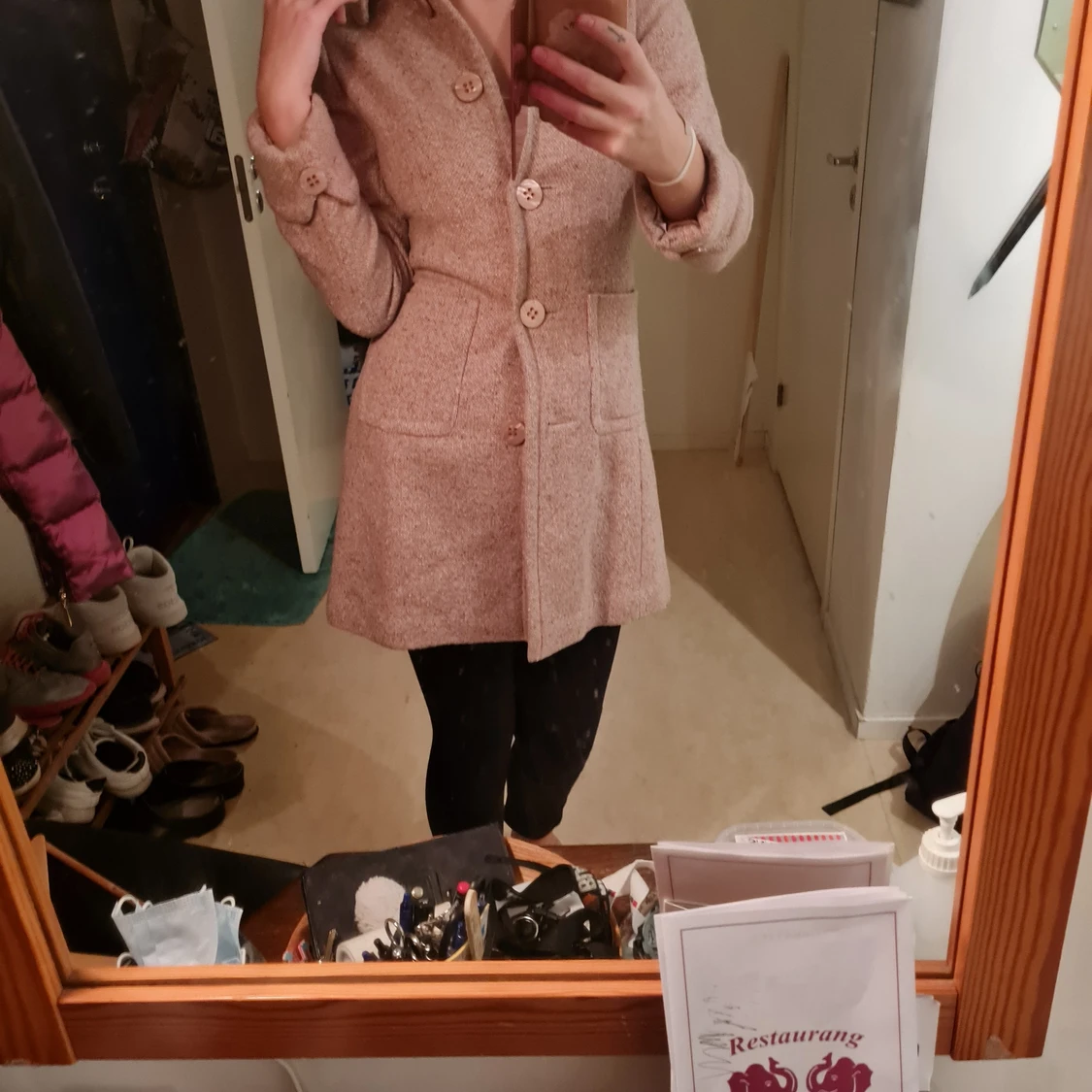 Kappa tjock ljusrosaljuslila  med siden  - 90