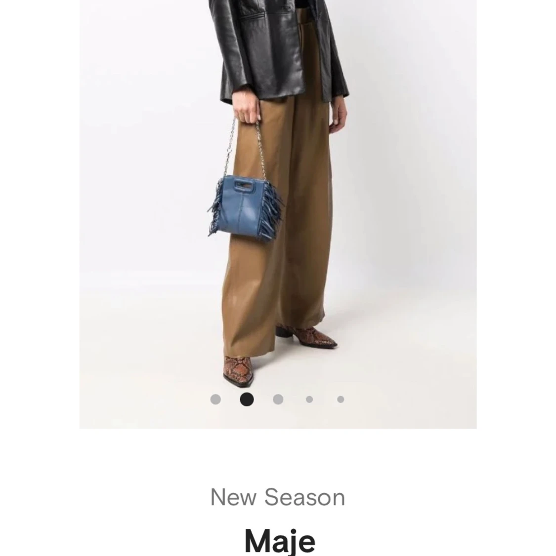 Blå slutsåld majeväska  - 90