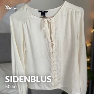 Blus - Blus från hm i stl s i krämvit