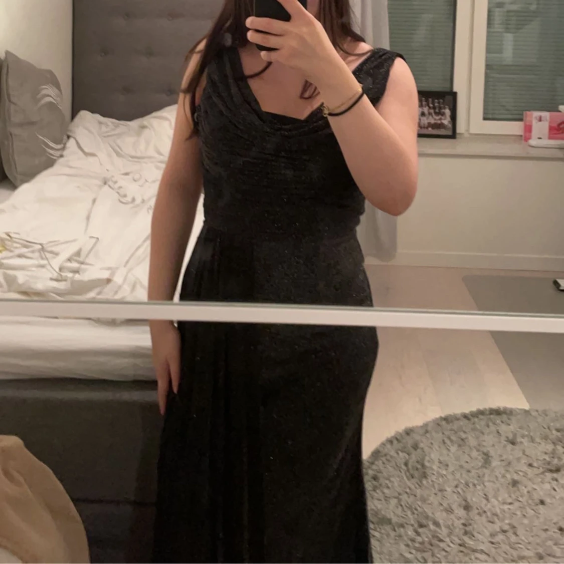 Lång aftonklänning strl 38 - 91