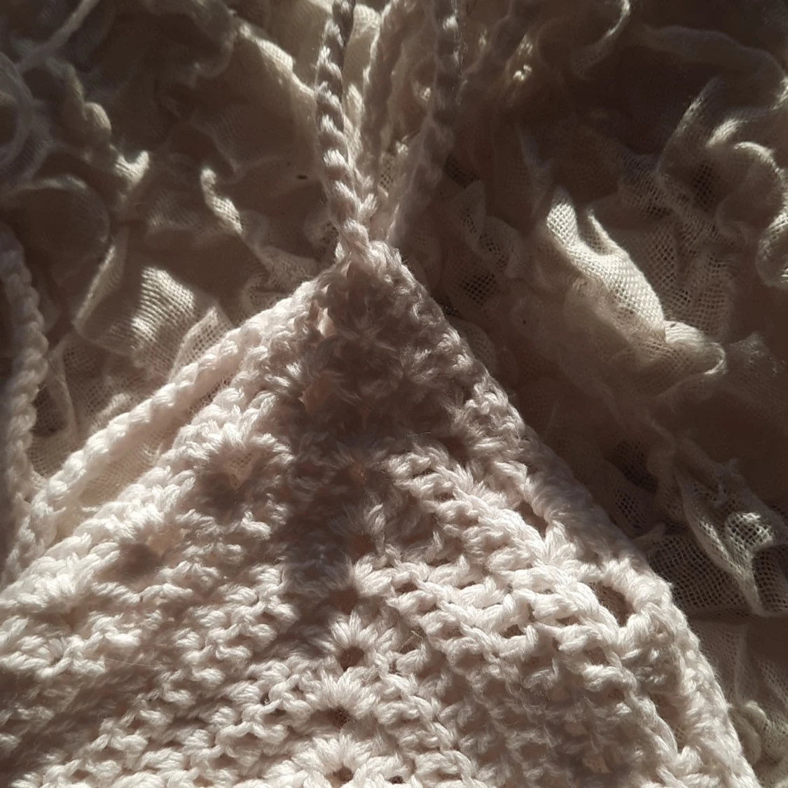 Virkad bralette - 90