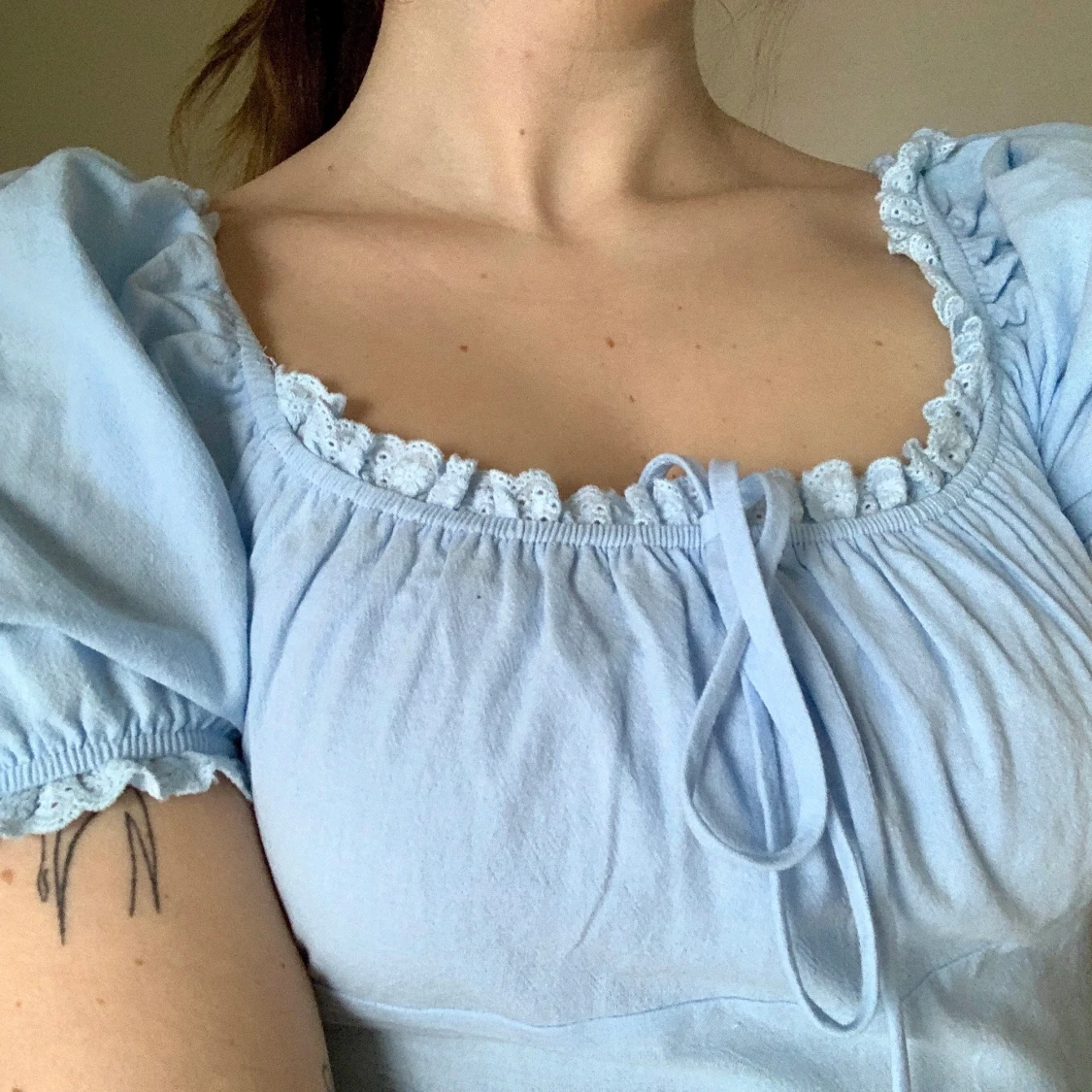 Ljusblå klänning, M - 91