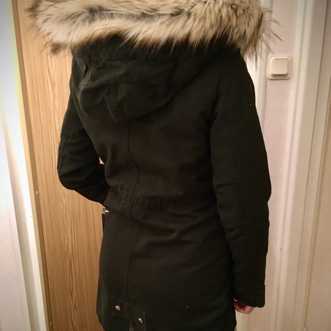 Vinterjacka Bershka mörkgrön - 90