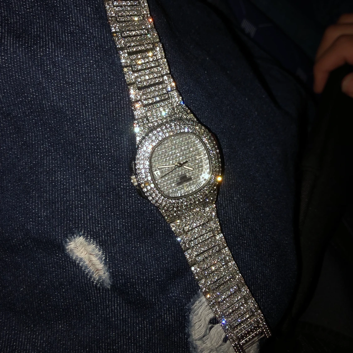 Silvrig klocka  - 90