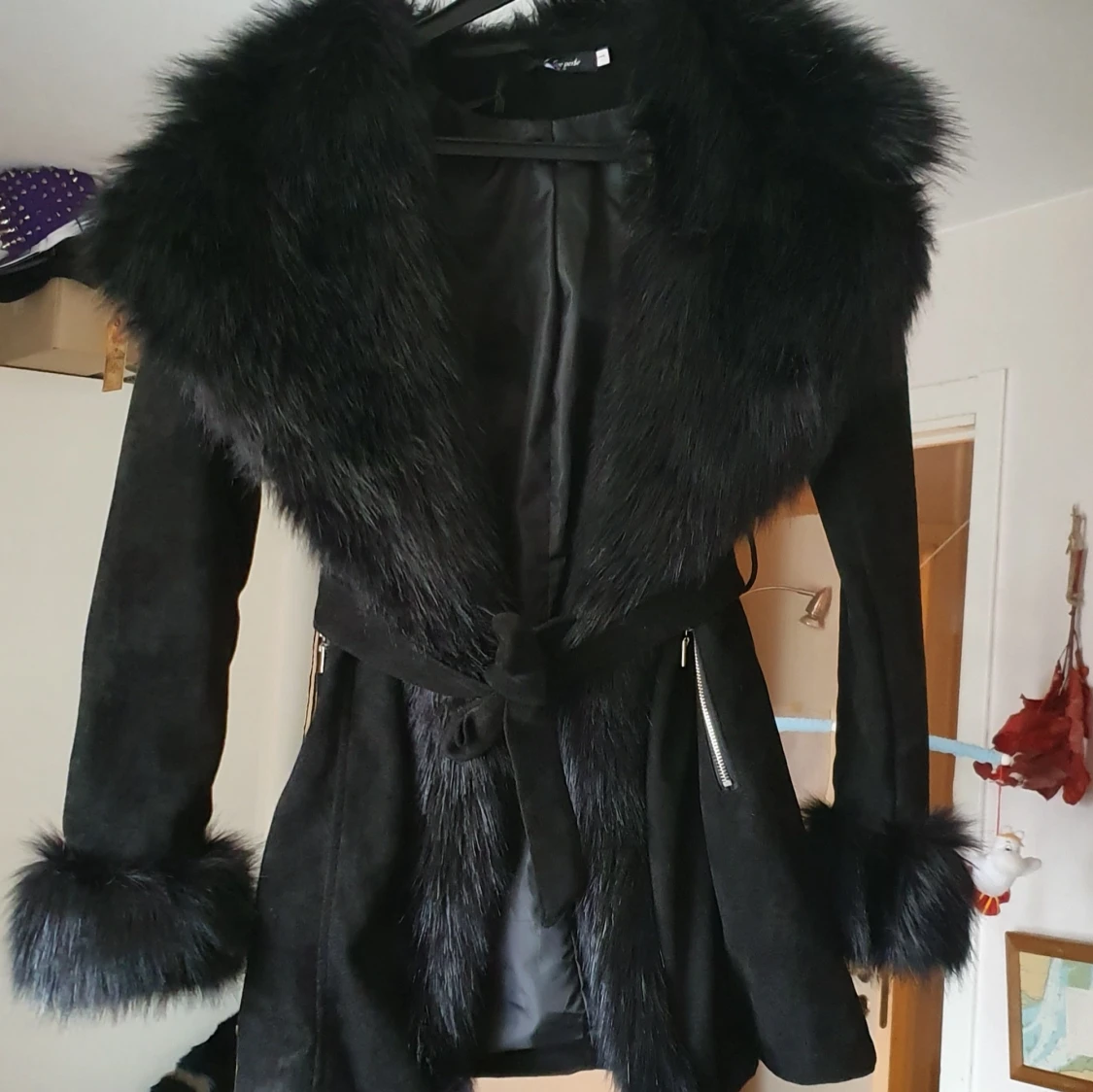 NY Fin päls jacka  - 90