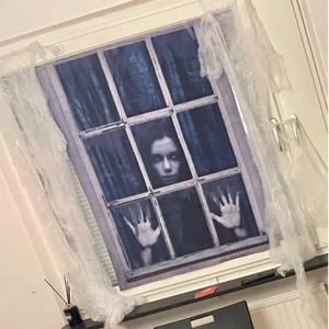 HALLOWEEN fönster dekoration  - Från partykungen. Täcker hela fönstret 