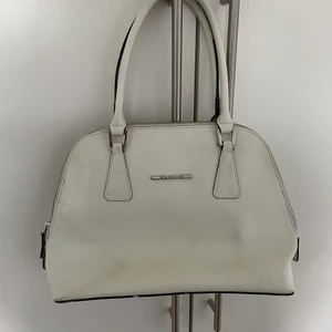 Vitt handväska  - Gammal vintage väska