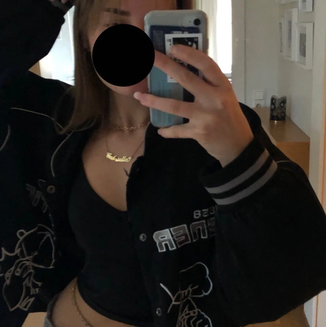 Vintage varsity jacka, strl L 