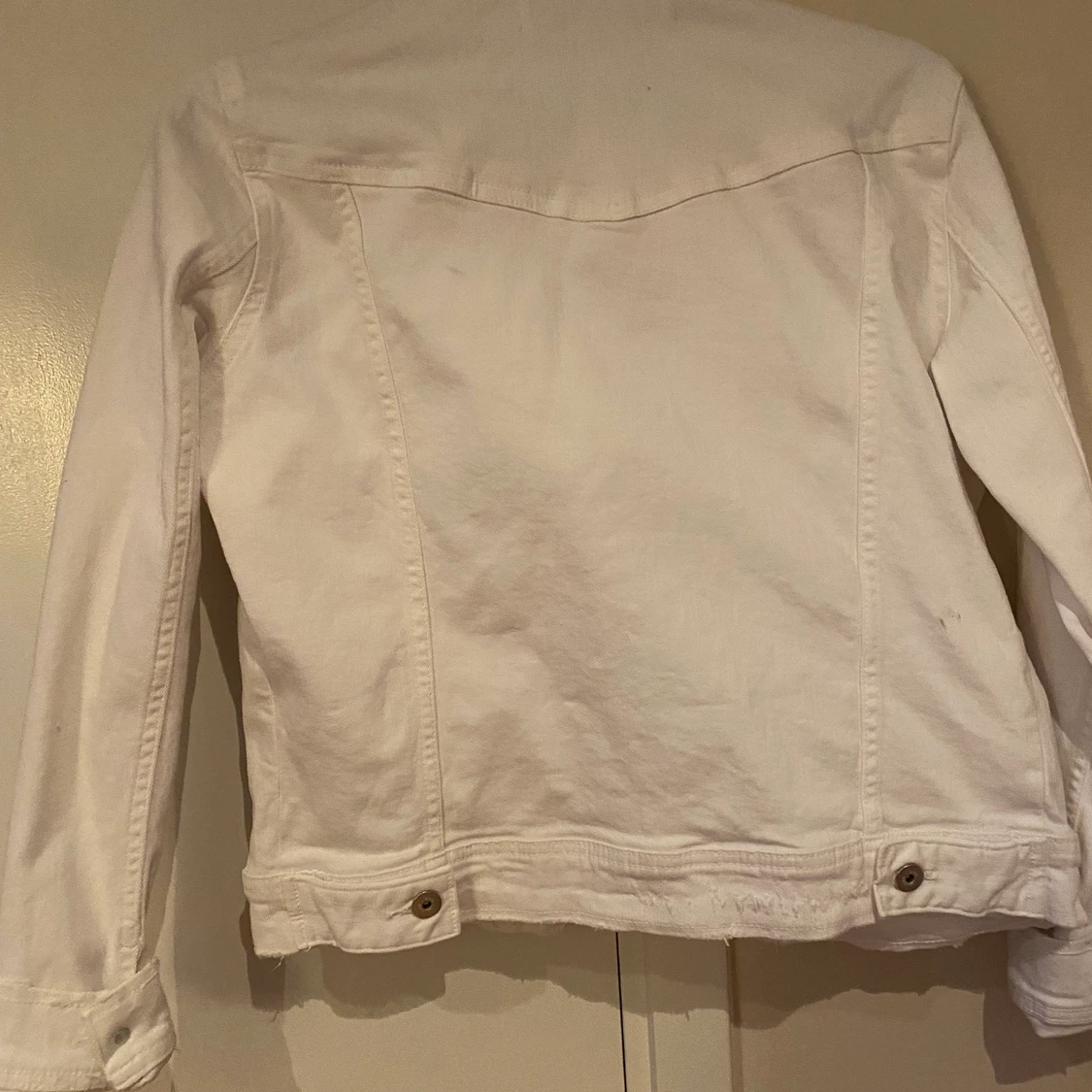 Off white zara jeans jacka  - 91