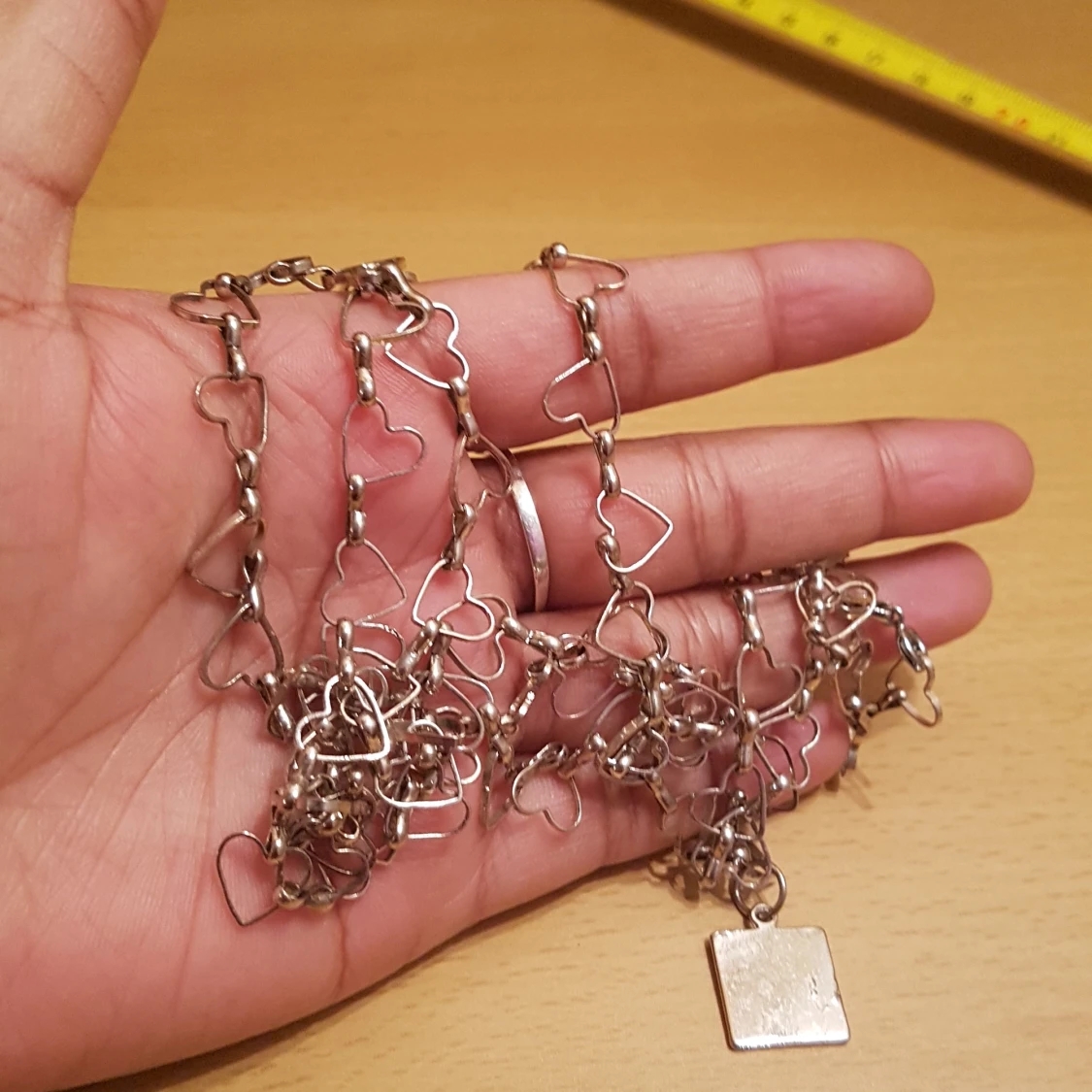 Hjärta formiga halsband + armband  - 91