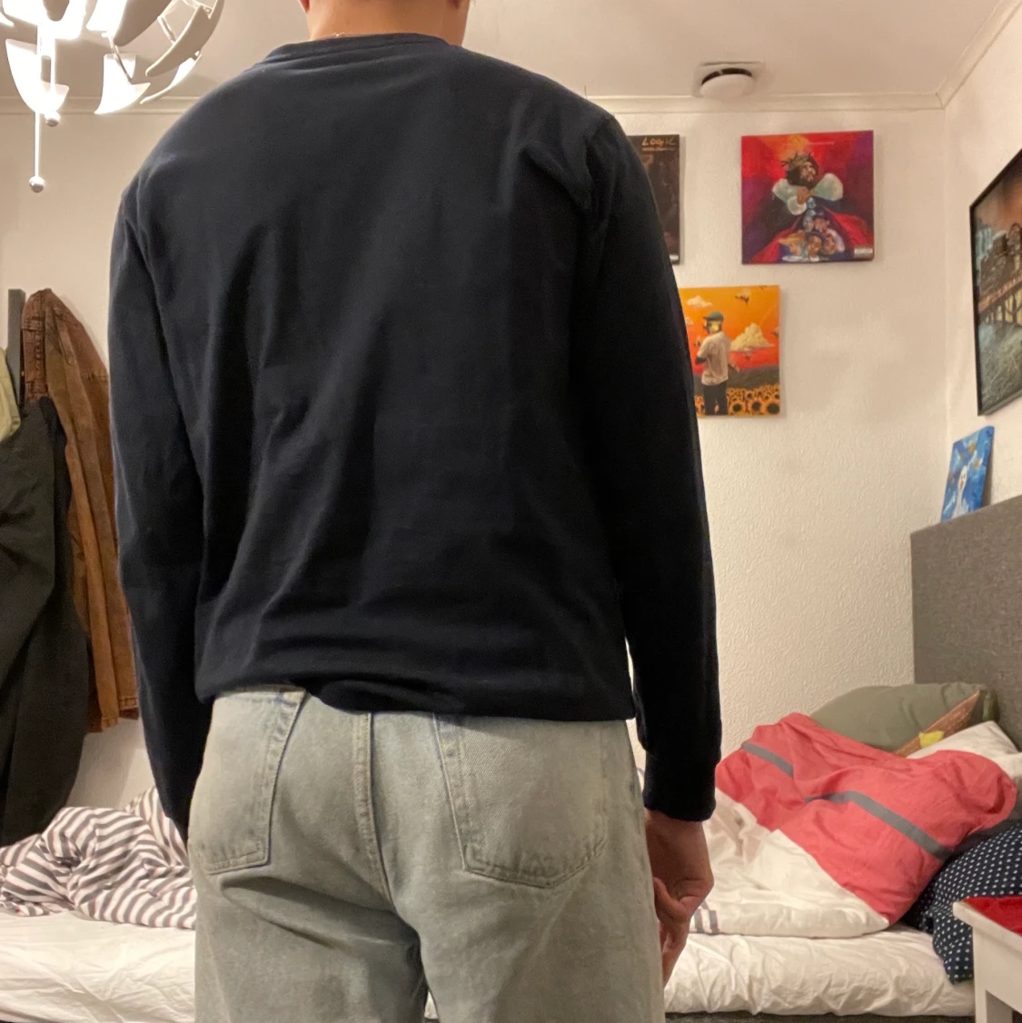 Dickies svart lila tröja longsleeve - 91