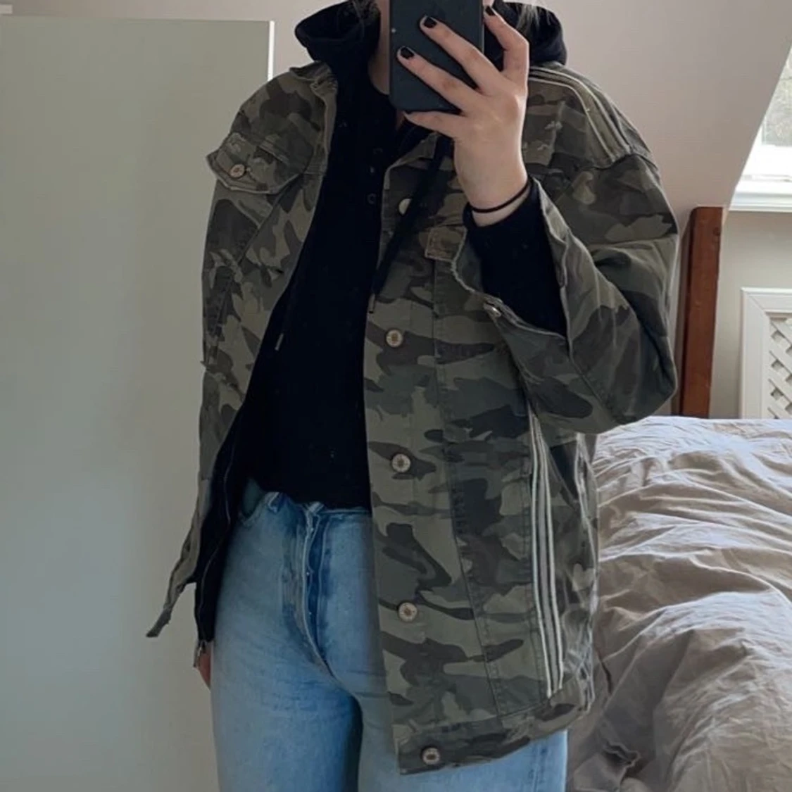 Grön militärjacka från zara  - 91