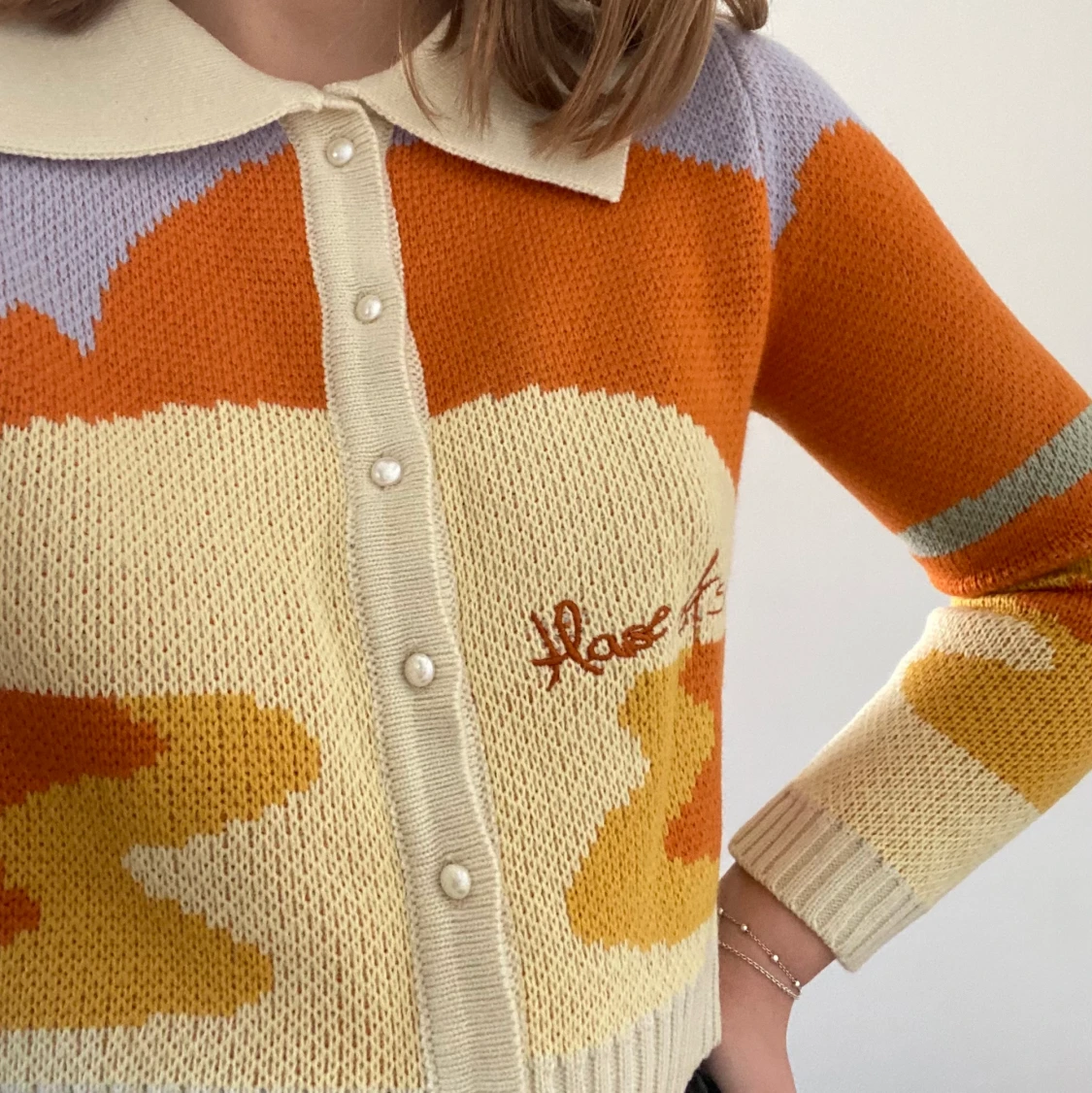 Stickad tröja  - 90