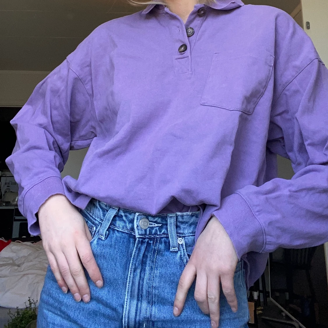 Lila tröja