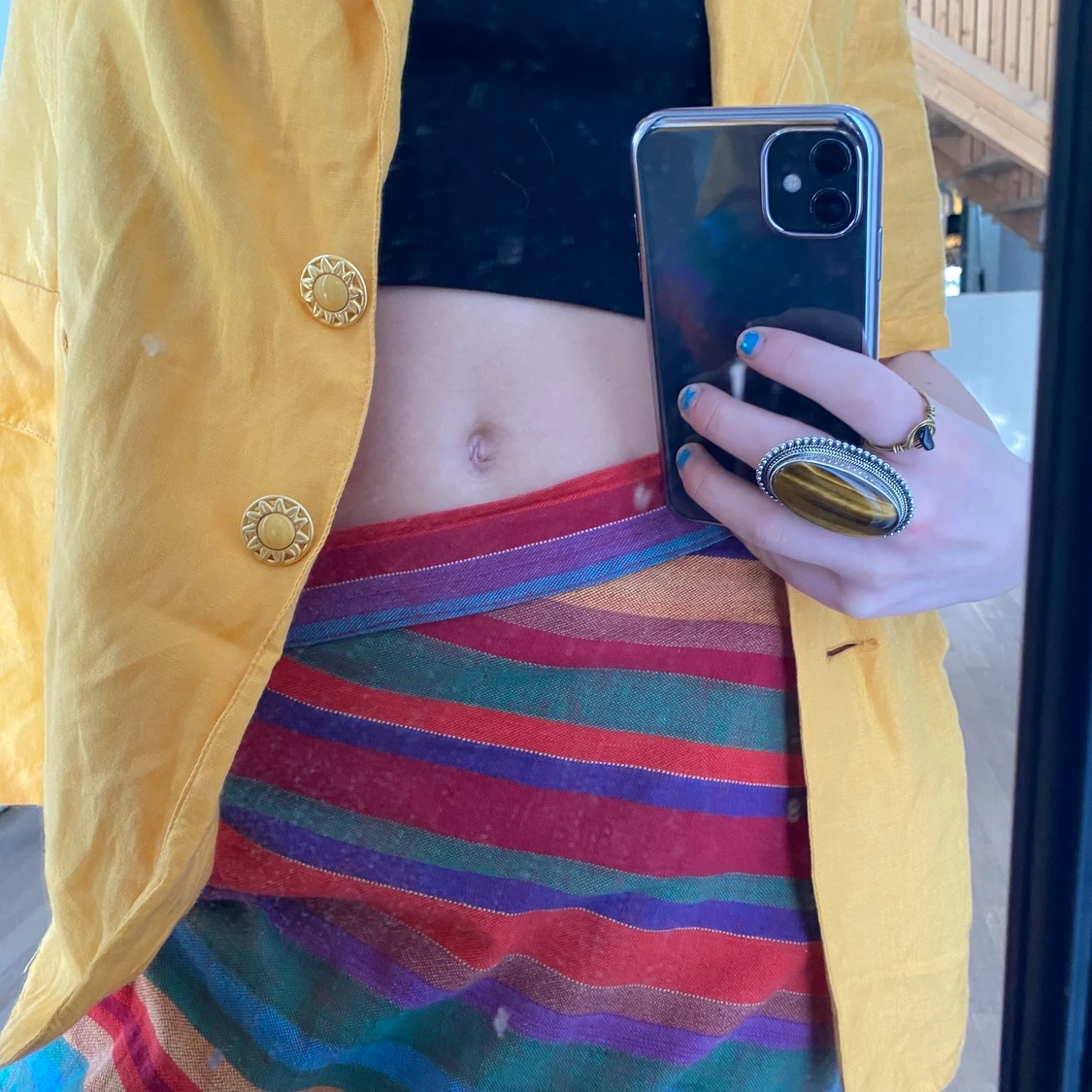 GUL SKJORT/BLUS - 91