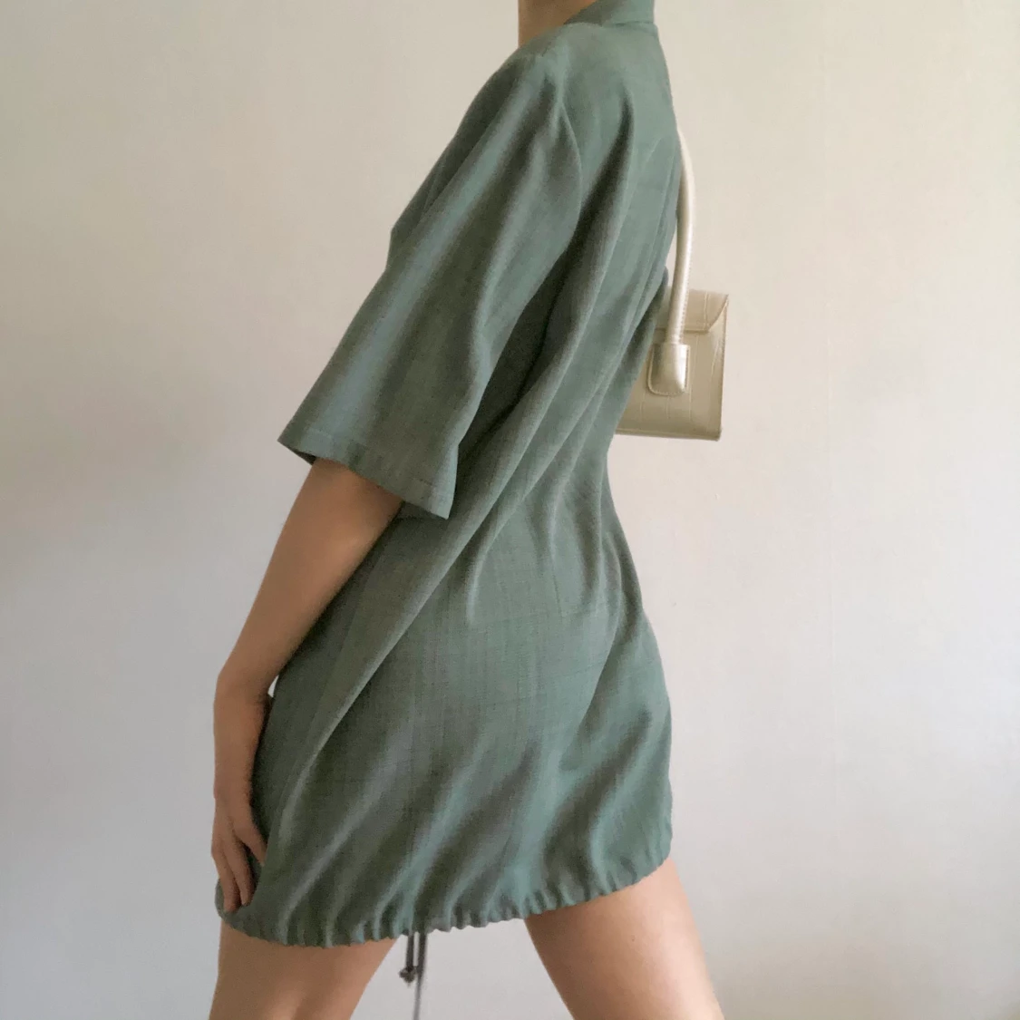 Mintgrön Gullig Klänning - 91