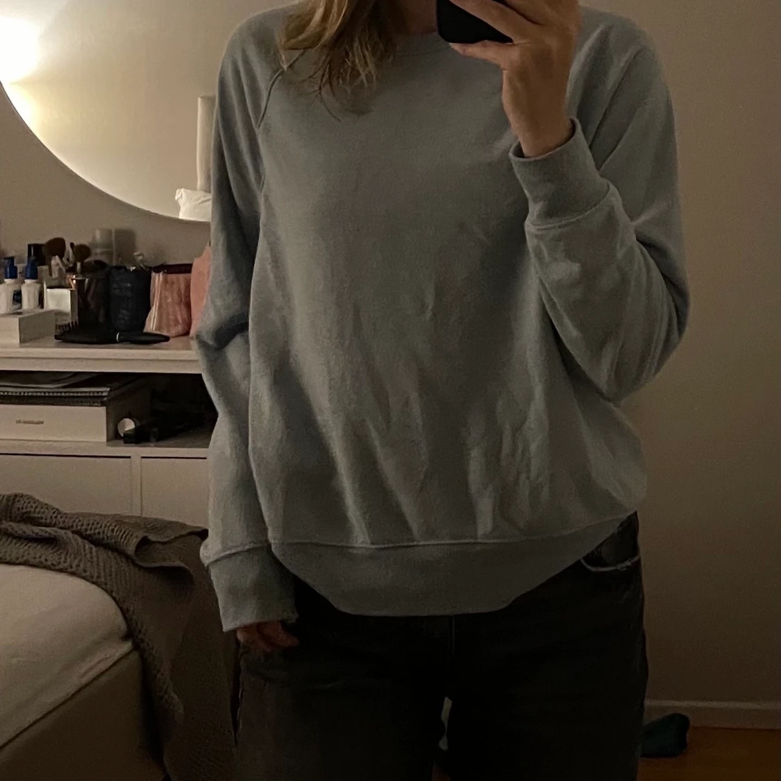 blå höst tröja - 91