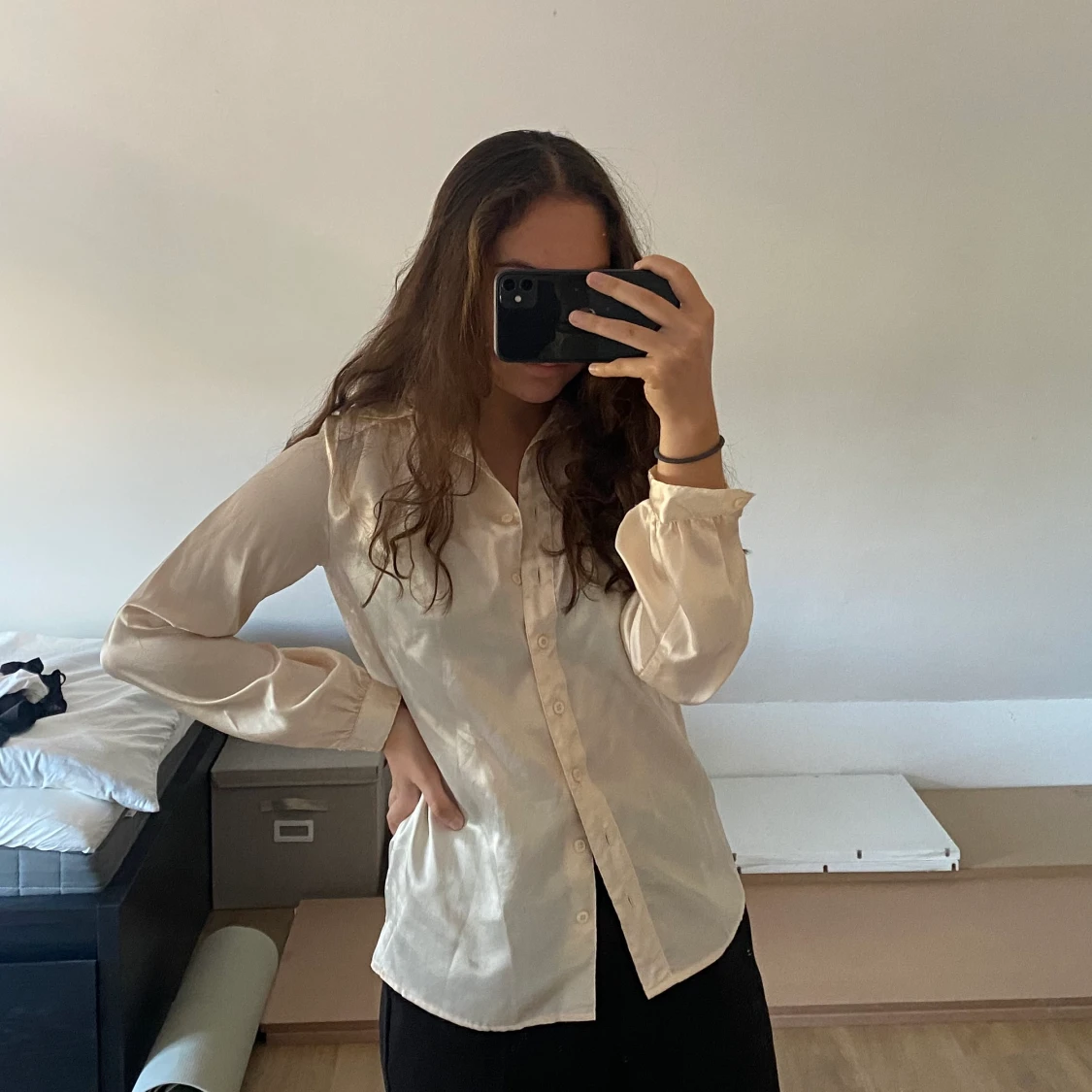 Satinskjorta Swedish Design strl XS