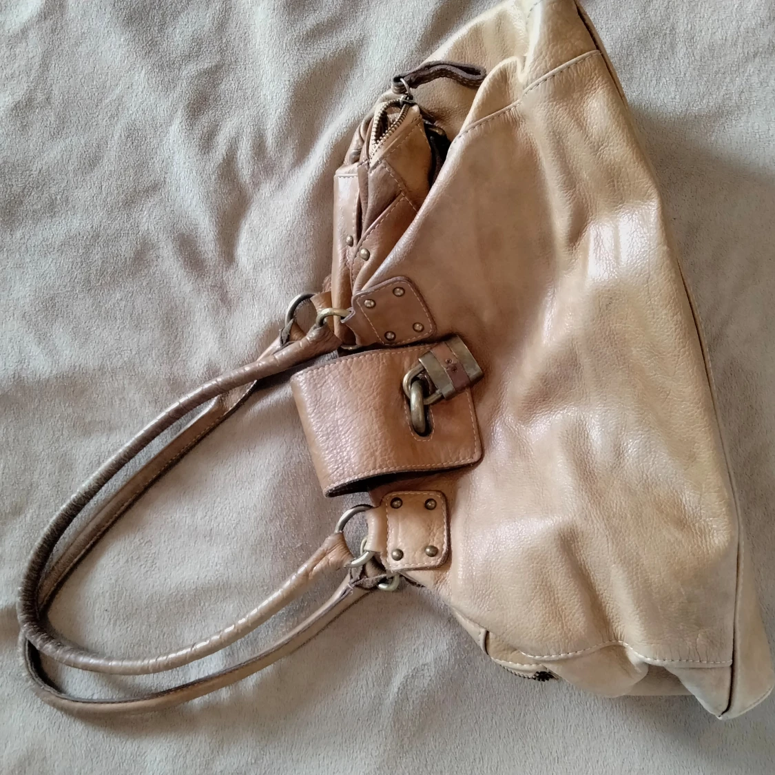Läder väska  - 90