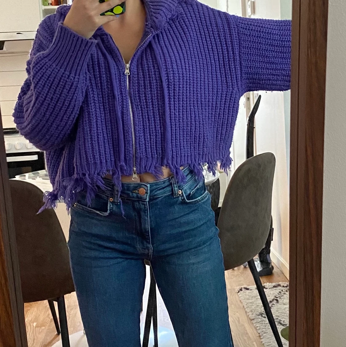 Stickad sip-hoodie, Ruveshop - 91