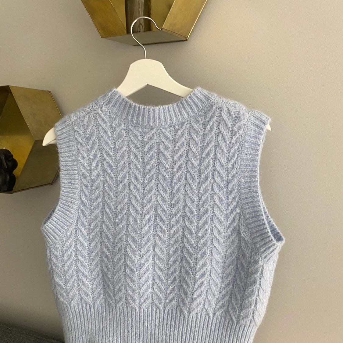 Stickad väst - 90