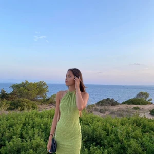 Gröna shein klänning  - Använt 1 gång