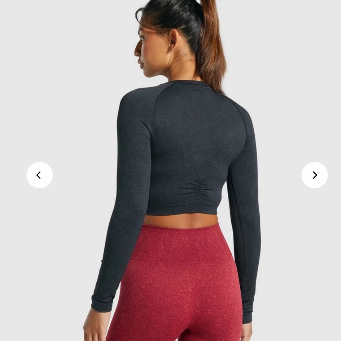 Adapt fleck seamless long sleeve croptop - 90