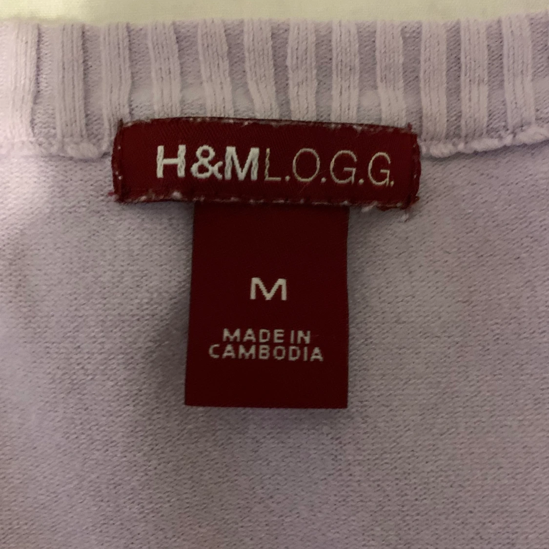 Lila långärmad tröja  - 91