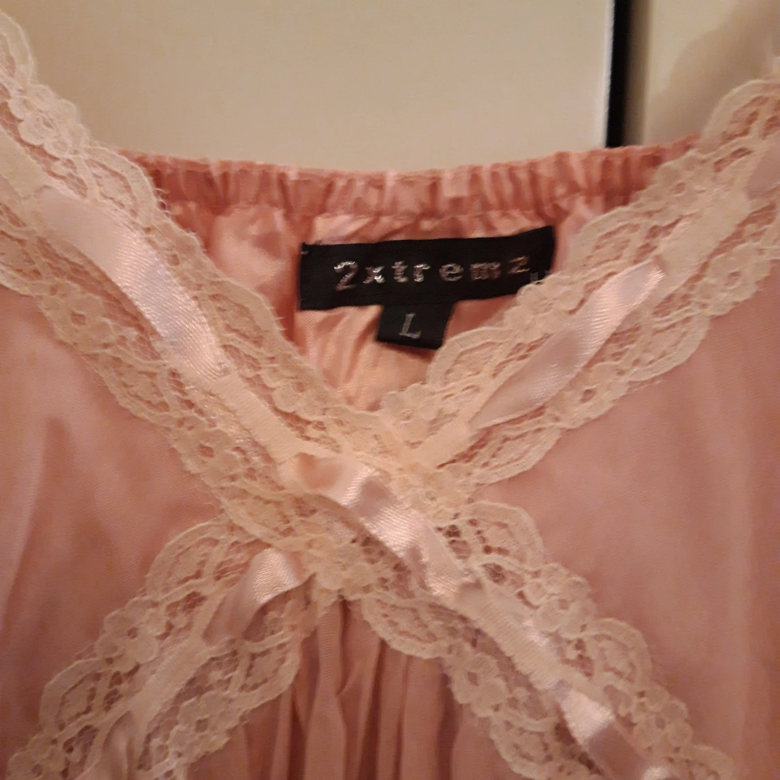 Rosa grunge kläning  - 90