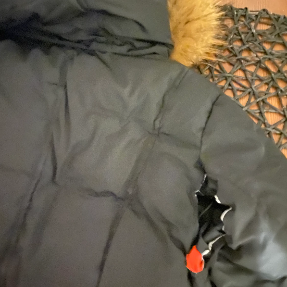 Äkta päls jacka  - 90