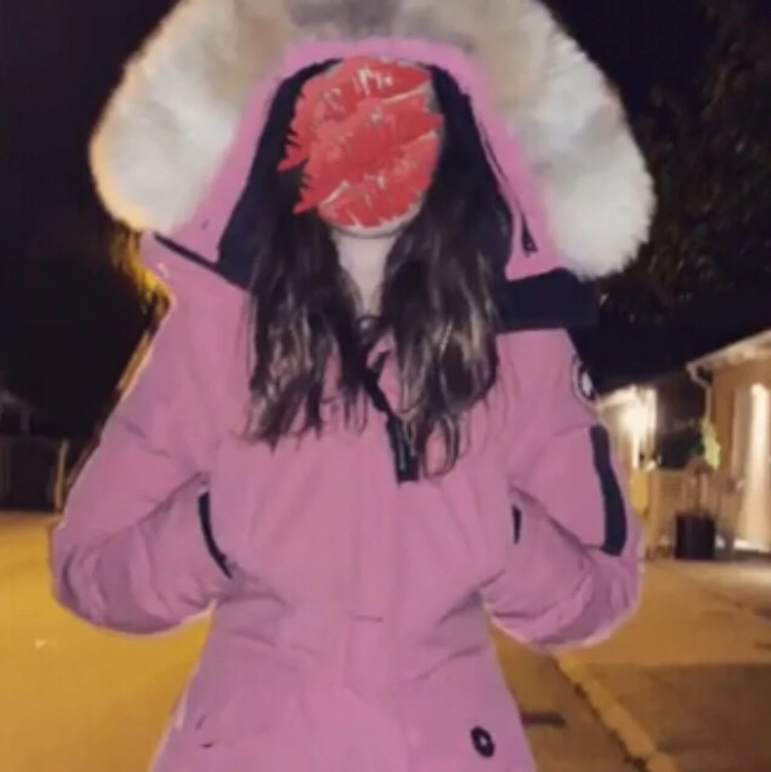 Canada goose jacka rosa