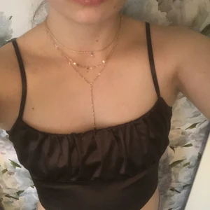 Kopparfärgat halsband - Snyggt koppafärgat som glittrar✨