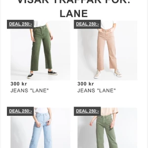 Söker jeans från lager 157 modell ”Lane” - Strl xxs eller xs alla färger utom grön i modellen lane 