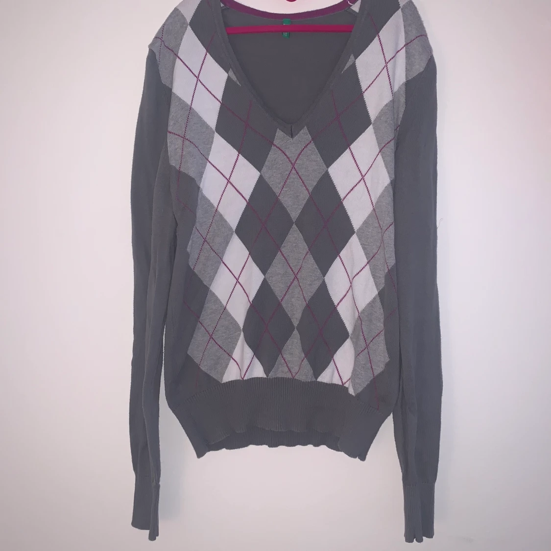 90 TALS INSPIRERAD ARGYLE TRÖJA - 90