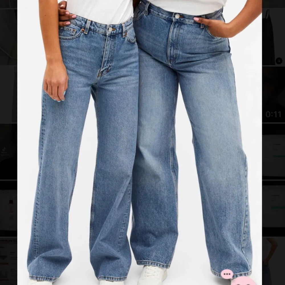 Jättefina snygga jeans men som tyvärr blivit för små för mig. Bra kvalitet! Kontakta mig vid fler frågor!. Jeans & Byxor.