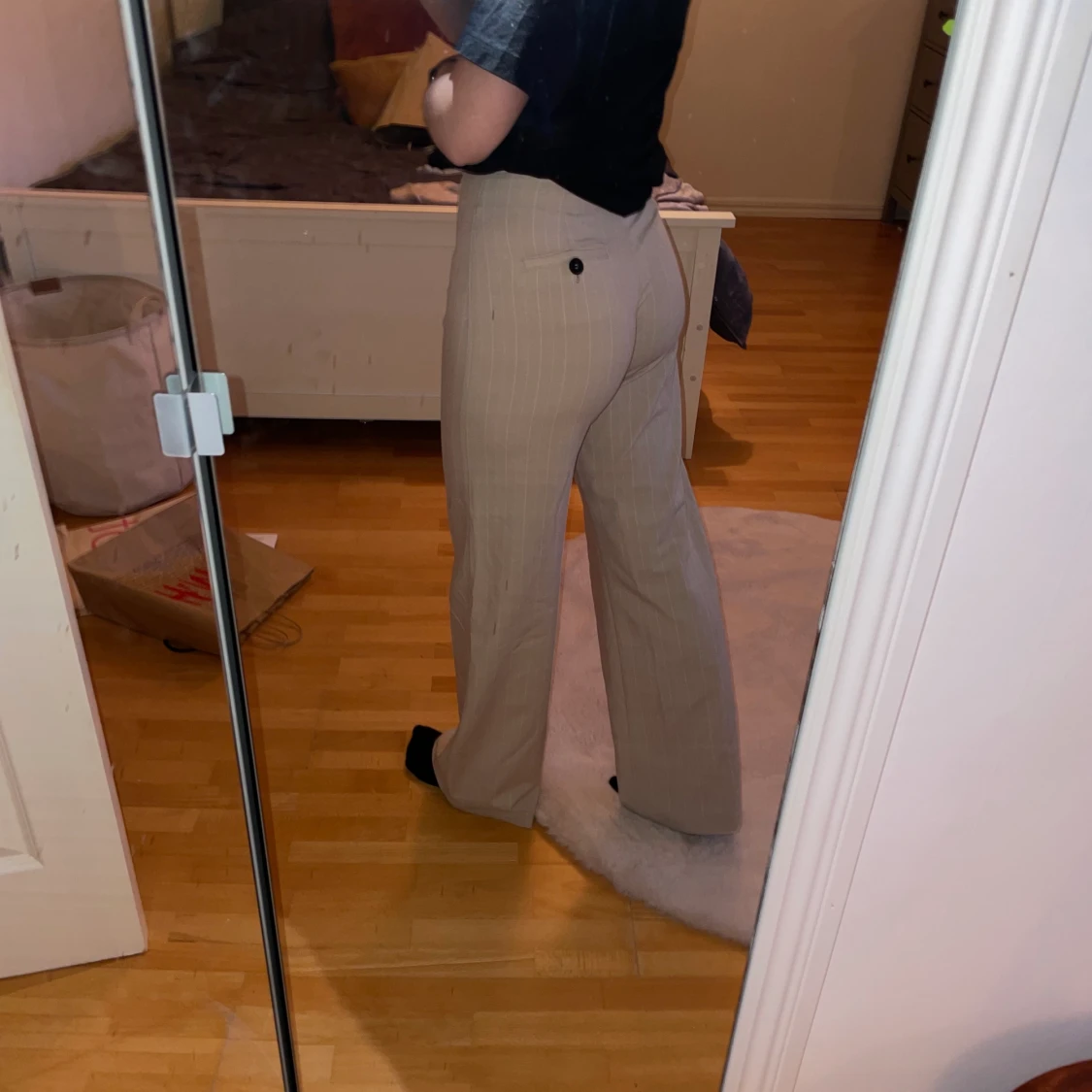 Randiga kostymbyxor  - 90