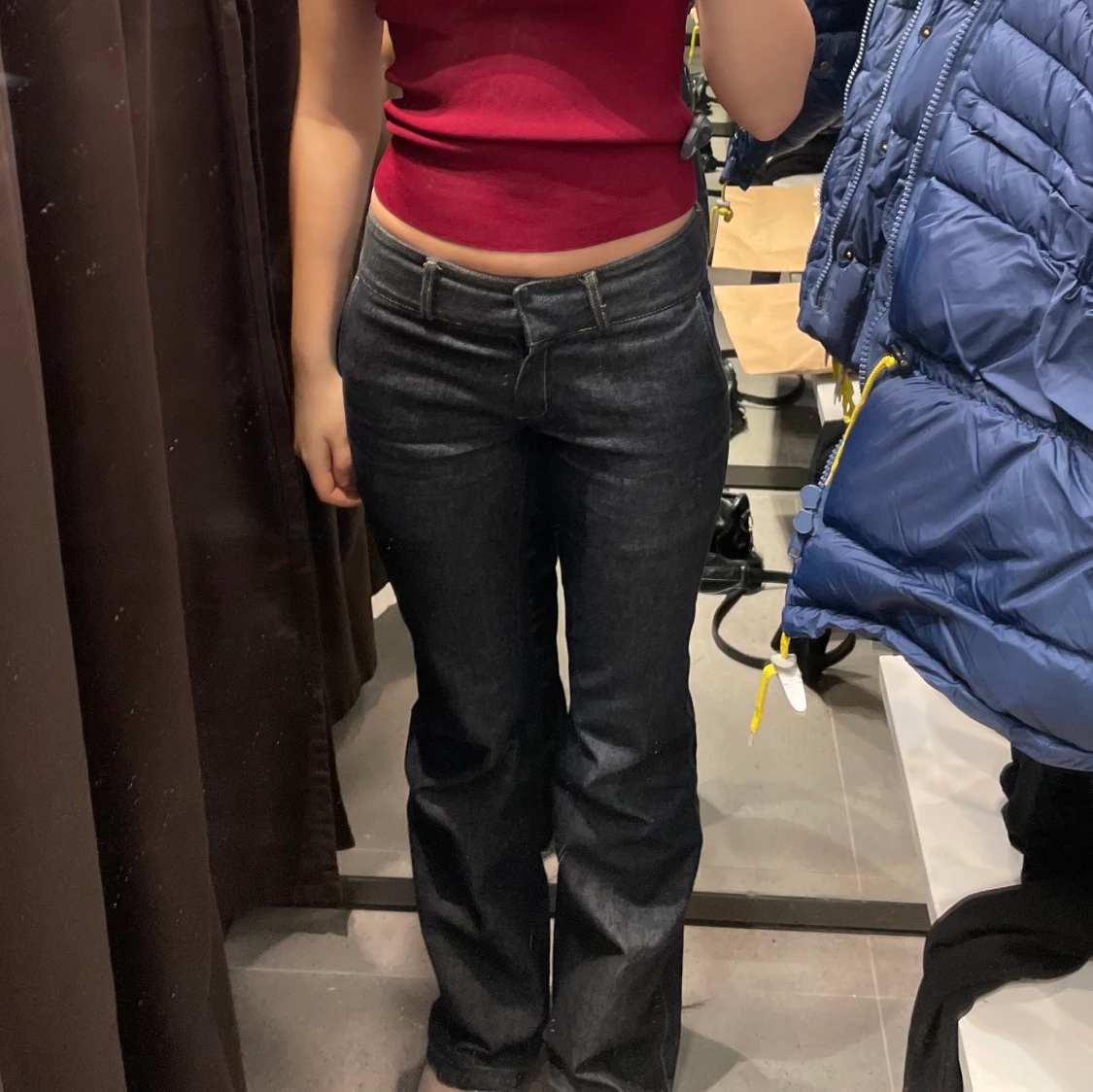 Lågmidjade jeans