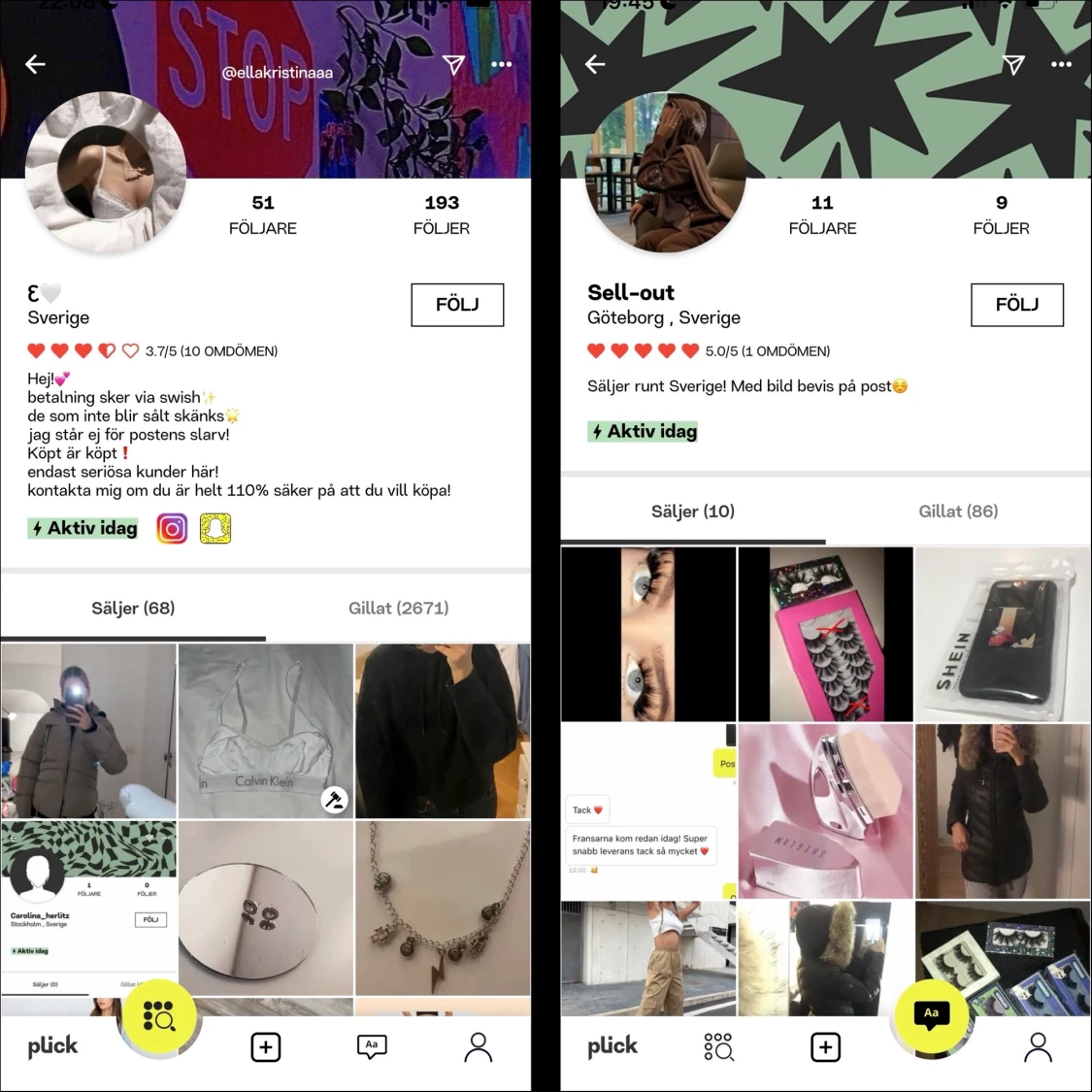 Oseriösa profiler - 91