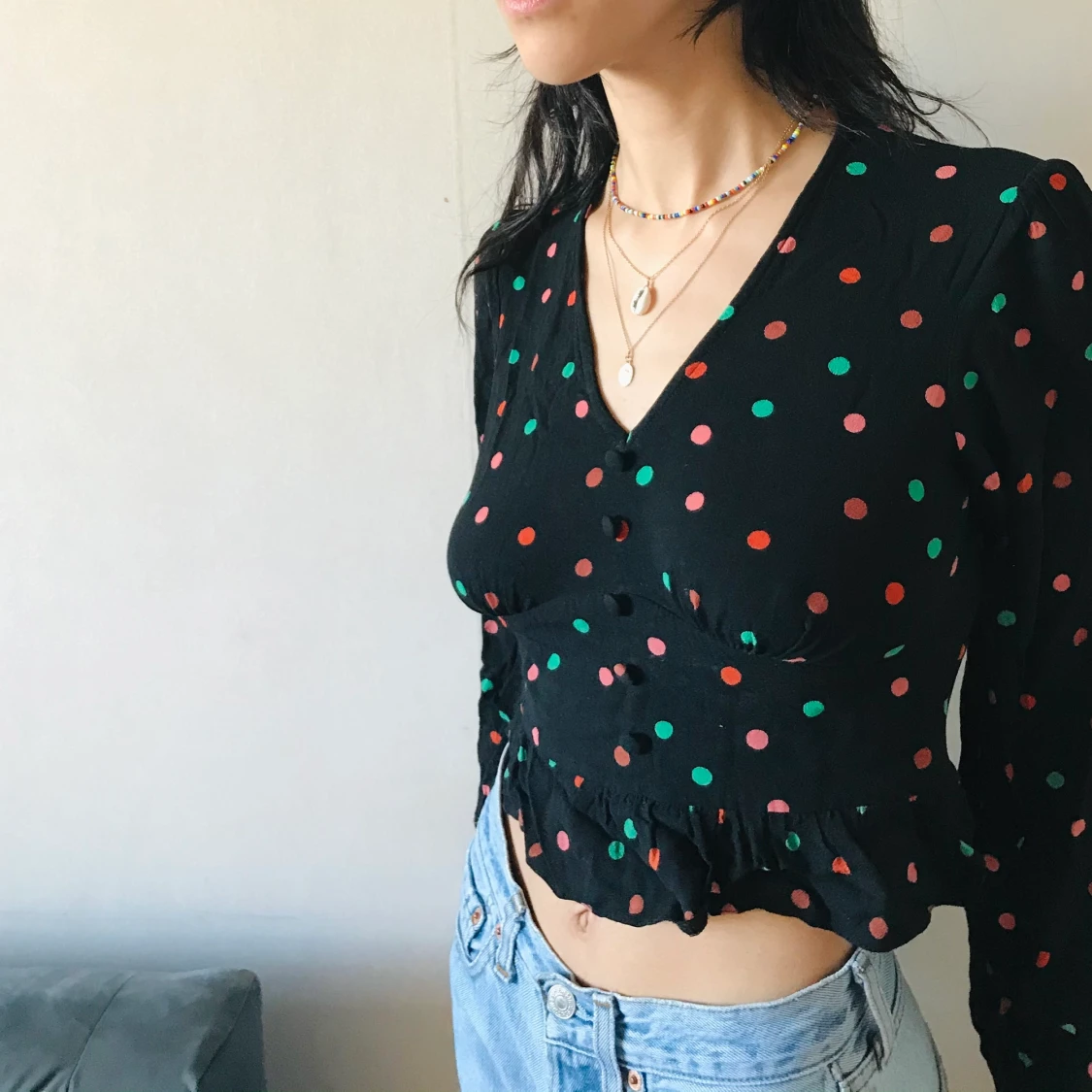 Gorgeous multi coloured blouse  - 90