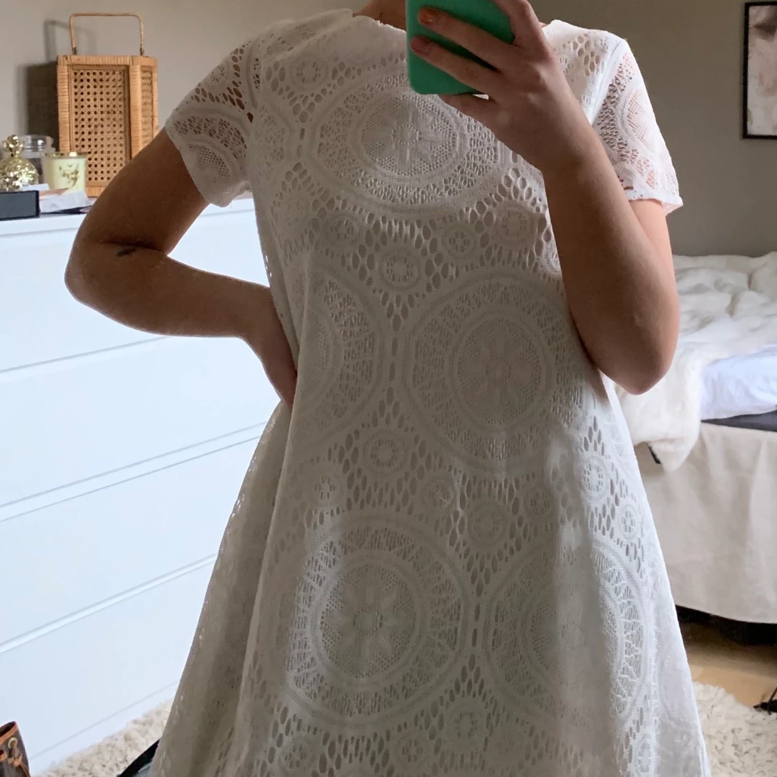 Vit klänning - 90
