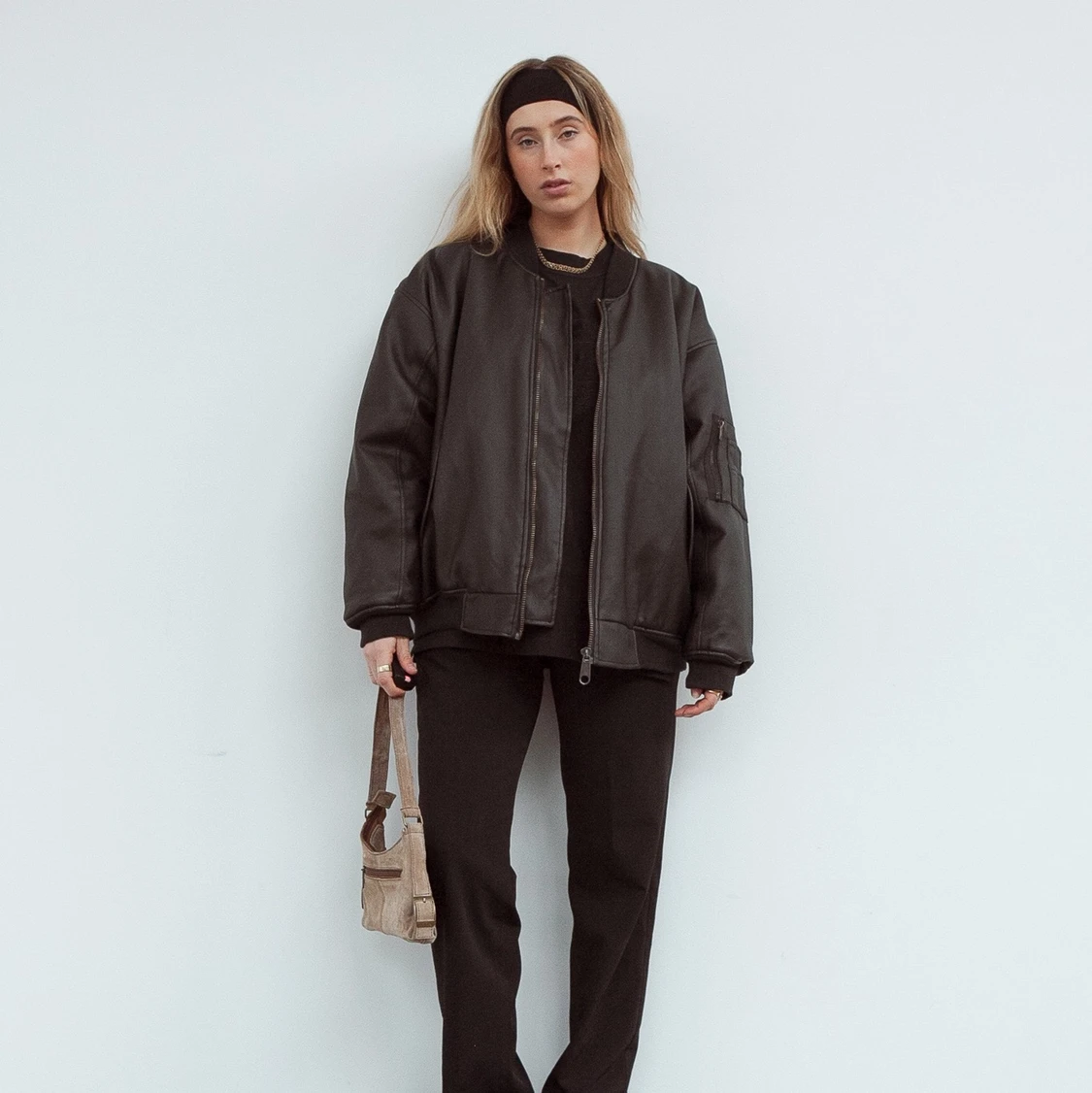 Skinnjacka köpt från Palmerbrace Vintage - 90