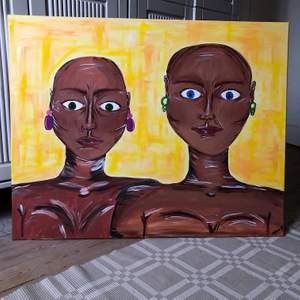 Säljer denna canvas som är målad utav mig själv! Kika @martinaspenseldrag på instagram för mer 🥰