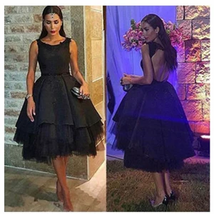 Dress/ klänning. Svart klänning. Festklänning. Party dress.  - XS-S 