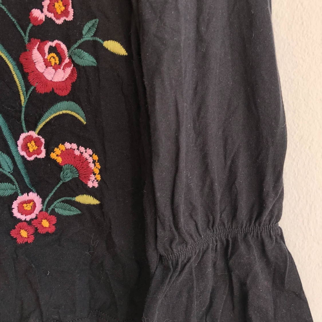 Cotton shirt with cute embroidery - 91