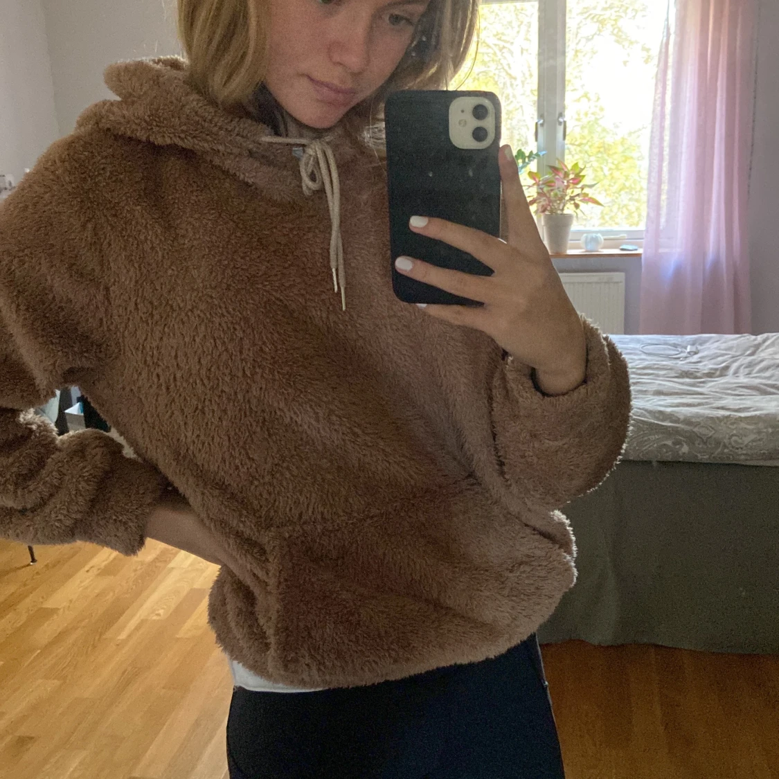 Mysig lurvig tröja, strl S 