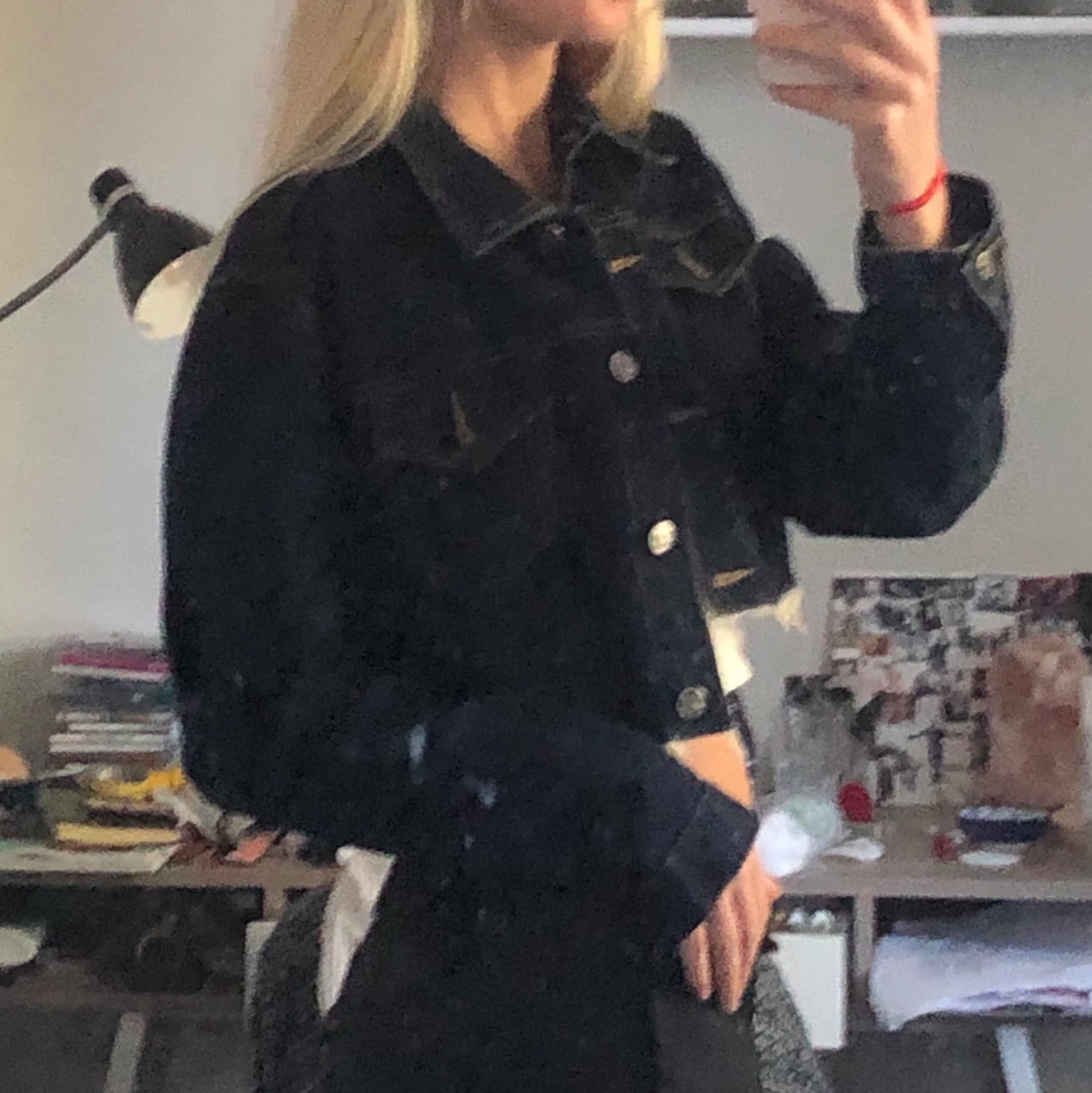 Mörkblå jeansjacka